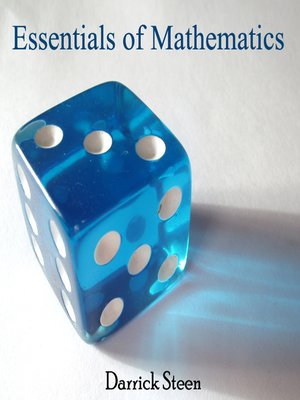 cover image of Essentials of Mathematics